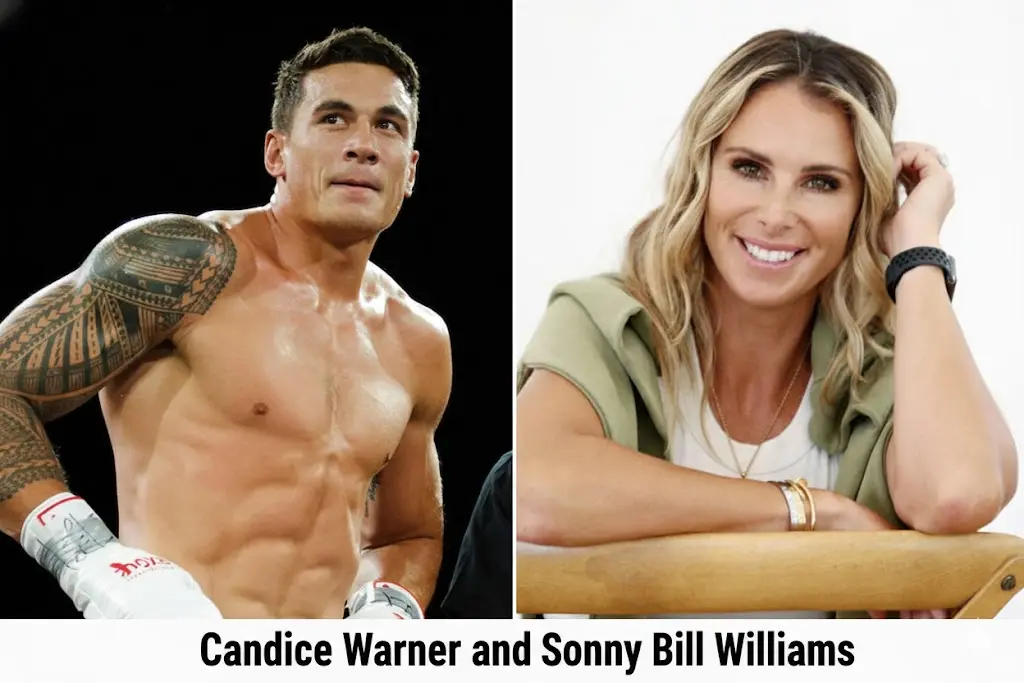 Candice Warner and Sonny Bill Williams